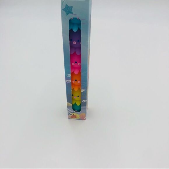BRAND NEW COLORFUL OCTOPUS SHAPED KAWAII HIGHLIGHTER PEN‎ SET FOR KIDS SCHOOL - Picture 1 of 7